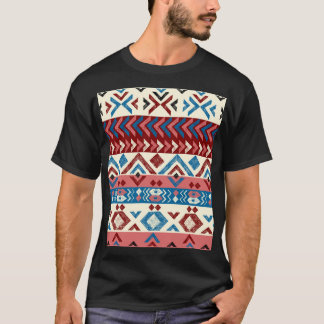 Färgdränkt stammen Mönster T Shirt