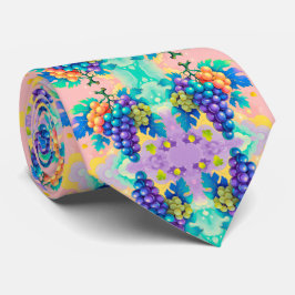 Färgdruvor för Fars dag Slips