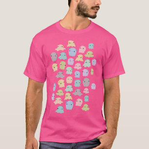 Färgdubo Octopus Mönster T Shirt