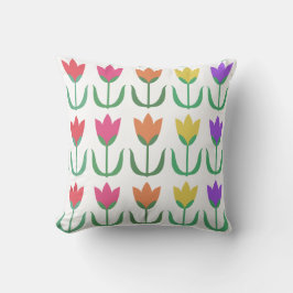 Färgdukar av regnbåge, Vår blommor Kudde