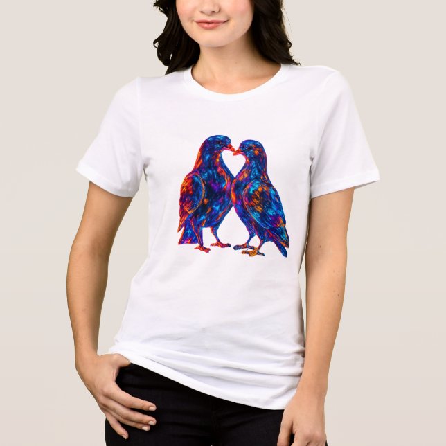 Färgduvor av glas - nyfödda t shirt (Framsida)