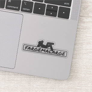 Fargemalarge Laptop Sticker Klistermärken