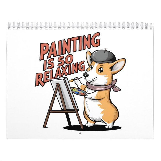 Färgen är så avslappnad, Corgi Artist Calendar Kalender (Omslag)