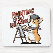 Färgen är så avslappnad, Corgi Artist Mus mattor