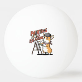 Färgen är så avslappnad, Corgi Artist Pingisboll