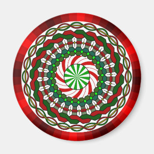 Färgen av julgranen magnet