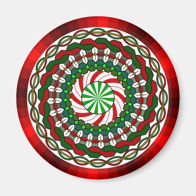 Färgen av julgranen magnet (Framsidan)