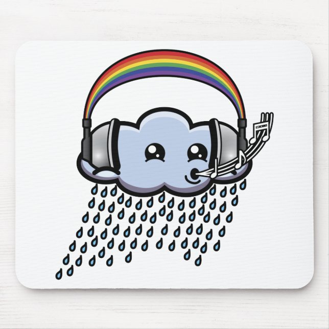 Färgen av musik Mousepad Musmatta (Framsidan)