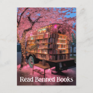 Färgen Cherry Träd Bok, inläsningsförbud för Bokar Vykort