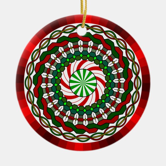 Färgen för julprydnad julgransprydnad keramik (Framsidan)
