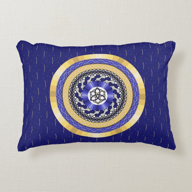 Färgen för nya års accent Pillow Prydnadskudde (Framsidan)