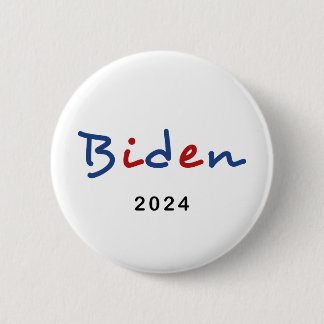 Färgen Joe Biden 2024-skripttext Knapp