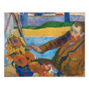 Färgen på solblommor Paul Gauguin Fototryck