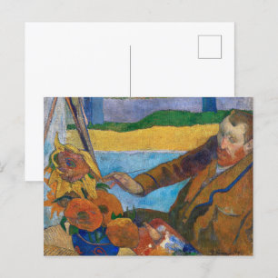 Färgen på solblommor   Paul Gauguin   Vykort