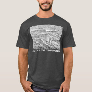 Färgen på vårens ursprungliga hemdesign t shirt
