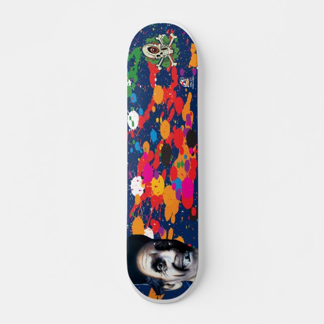 Färgen Skateboard Bräda 20 Cm (Framsida)