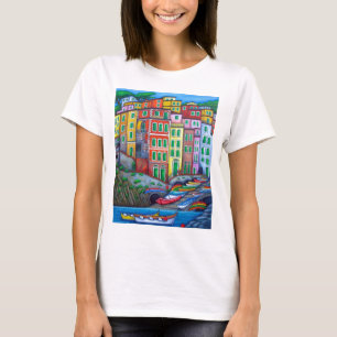 Färger av den Riomaggiore tshirten Tröja