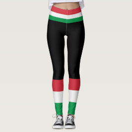 Färger av Italiens Flagga. Leggings