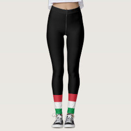 Färger av Italiens Flagga. Leggings