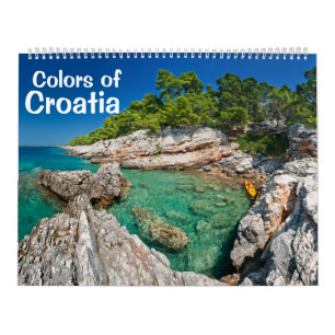 Färger av Kroatienfotokalendern 2013 Kalender