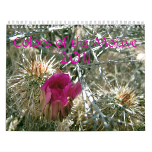 Färger av mojaven 2011 kalender