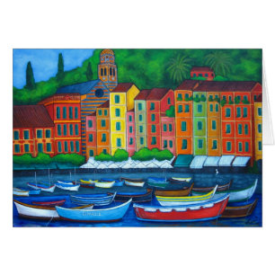 Färger av Portofino Hälsningskort