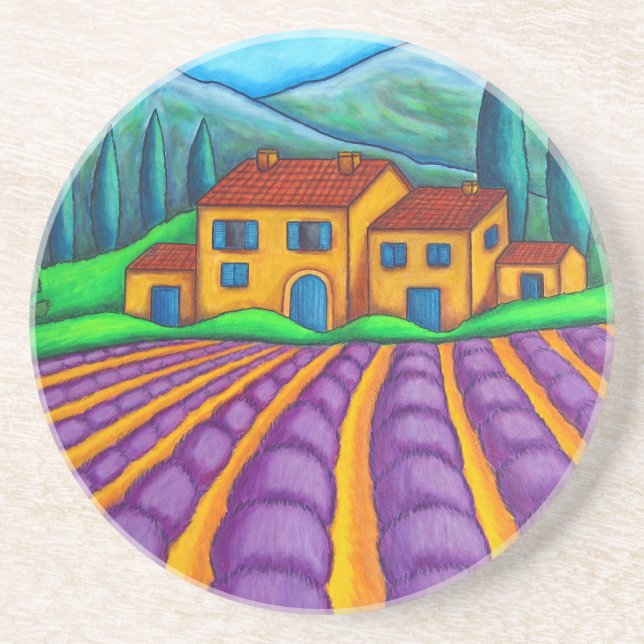 Färger av Provence underlägg av Lisa Lorenz Sandsten (Framsidan)