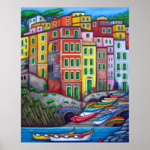 Färger av Riomaggiore av Lisa Lorenz Poster