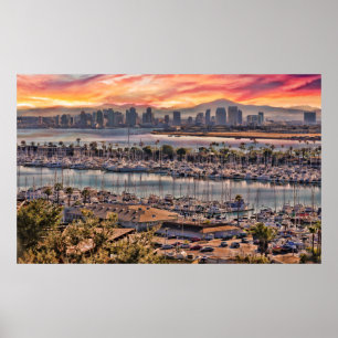 Färger av San Diego Poster