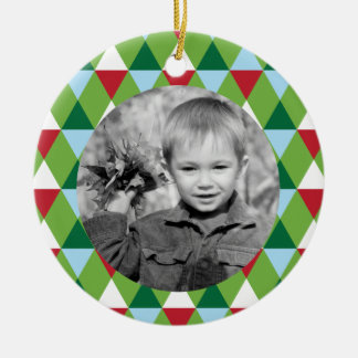 Färger av säsongfotoet julgransprydnad keramik