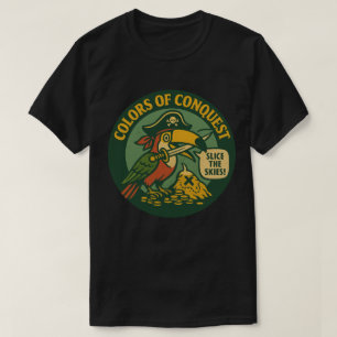 Färger För Erövrande Pirat Tukan T Shirt