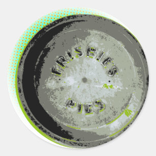 Färger för jord för FrisbeepajTin Runt Klistermärke