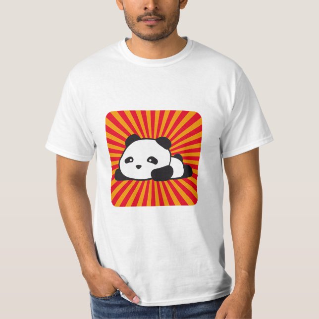Färger för Kawaii panda 2 T Shirt (Framsida)