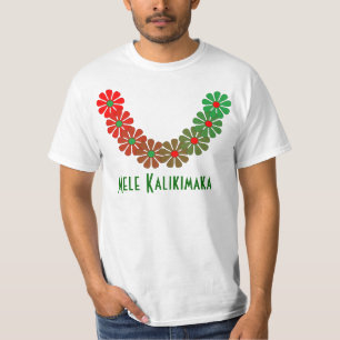 Färger för T-tröjaLeiMele Kalikimaka god jul T-shirt