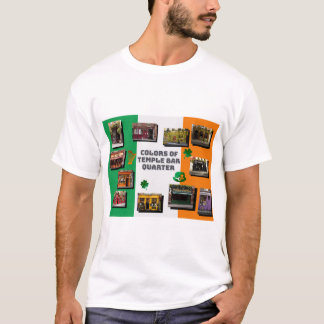 Färger i Temple Pub kvarteret i Dublin T Shirt