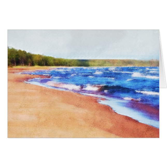 Färger i Vatten Hälsningskort (Framsidan Horizontal)