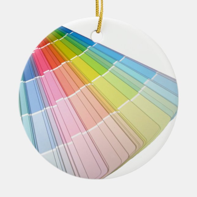 Färger Julgransprydnad Keramik (Framsidan)