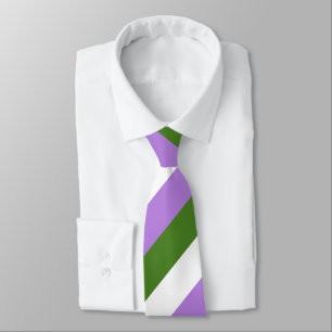 Färger LGBT för Genderqueer prideflagga Slips