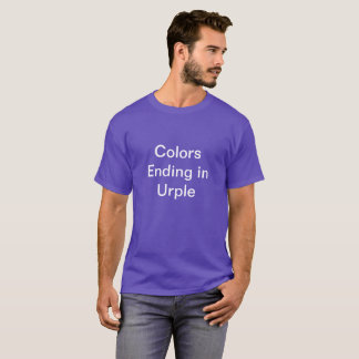 Färger som avslutar i Urple Tee Shirt