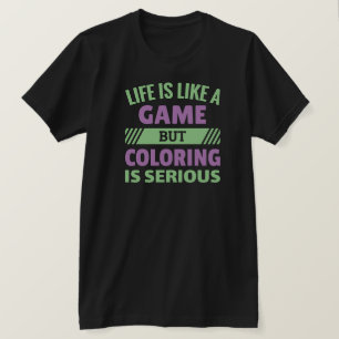 Färgerna är allvarliga - Lustigt färgande Fläkt T- T Shirt