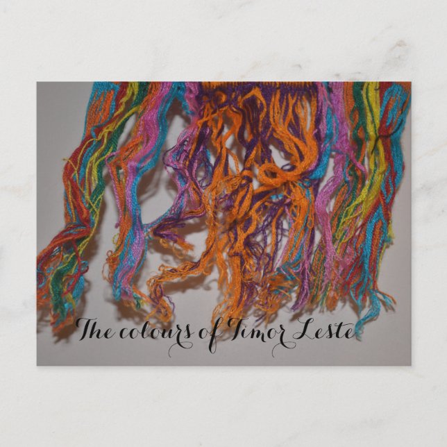 Färgerna av East Timor Vykort (Framsida)