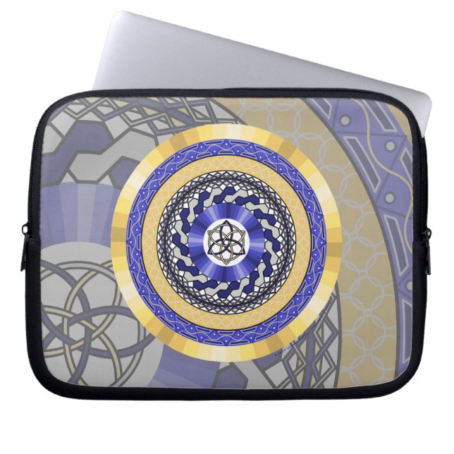 Färgerna på nyårs laptop-fodral laptop fodral (Framsidan)