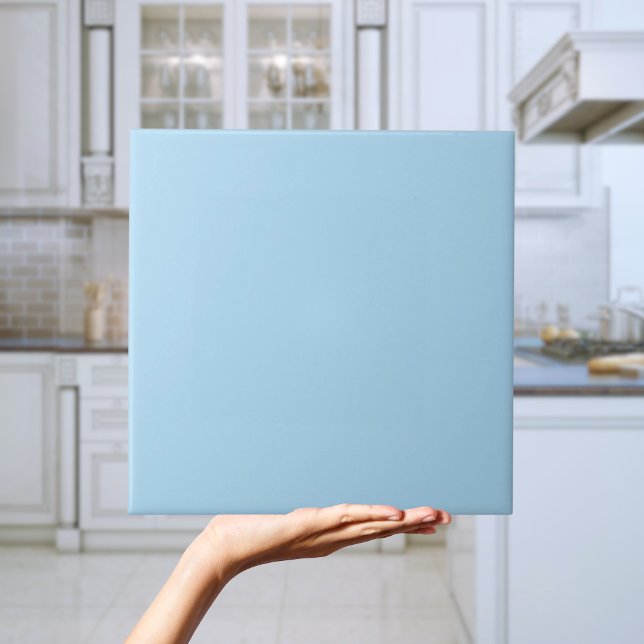 Färgerna plattan för ukrainska blå solid kakelplatta (modern light blue solid color tile)