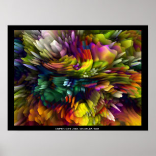 Färgexplosion Poster