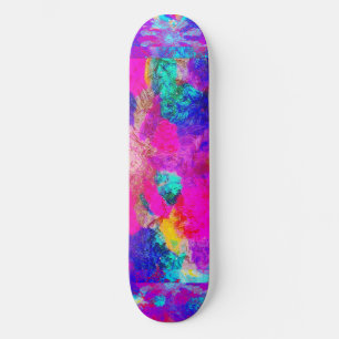 Färgexplosionskateboard Skateboard Bräda 20,5 Cm