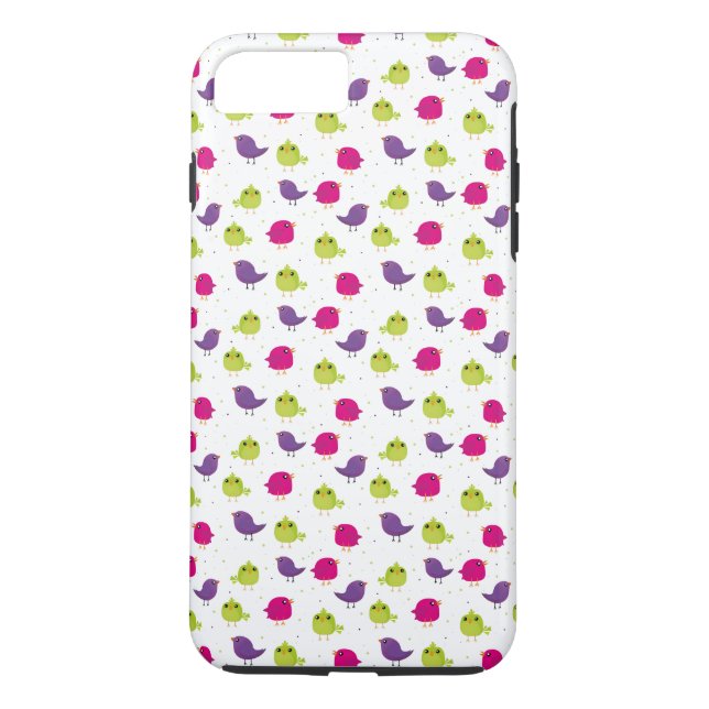 Färgfåglar Case-Mate iPhone Skal (Baksida)