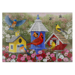 Färgfåglar och fågelhus