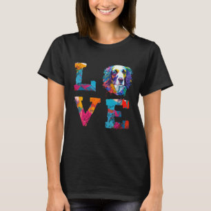 Färgfärg Färgfärg Engelska Springer spanelska T Shirt