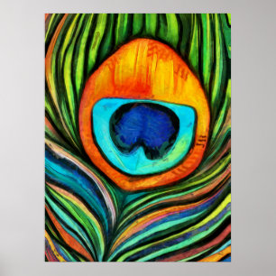 Färgfärg för Fjäderfä Fjäderfärg Poster