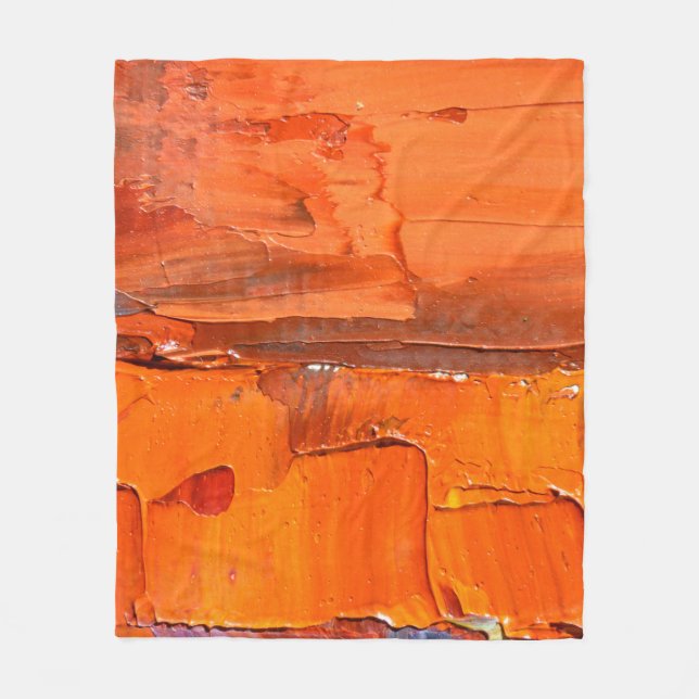 Färgfärg för flerfärgad olja, struktur. Abstrakt k Fleecefilt (Framsidan)